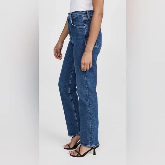 AGolde High Rise Stovepipe Jeans Size 28 NWT